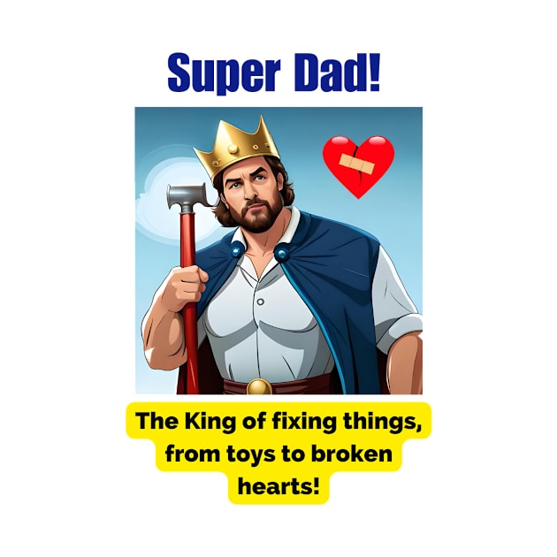 Super Dad: The king of fixing things, from toys to broken hearts by HappyWords