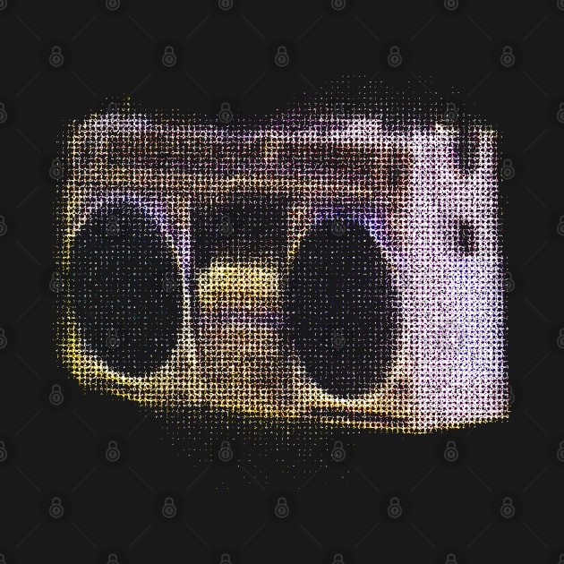 Boombox  /// Retro Style 80s Glitch Design by DankFutura