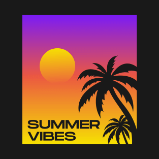 Summer vibes design T-Shirt