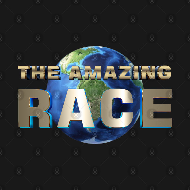 The Amazing Race Earth Blue Gold 3D - The Amazing Race Earth Blue Gold 3d - T-Shirt