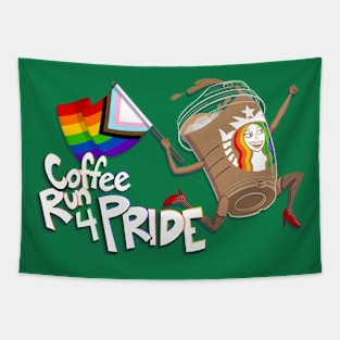 Coffee Run 4 Pride Tapestry