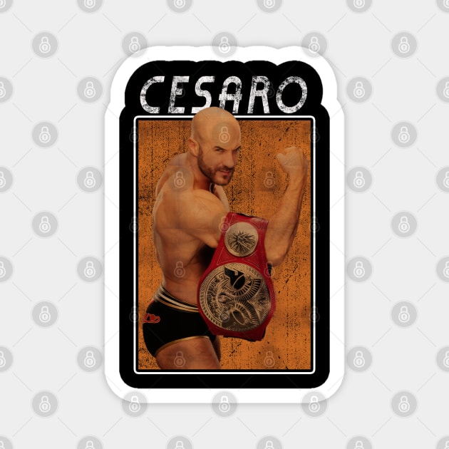 Vintage Wwe Cesaro Magnet by The Gandol