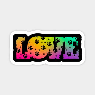 Neon animal love Magnet