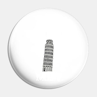 You wanna pisa me? - Light Text Pin