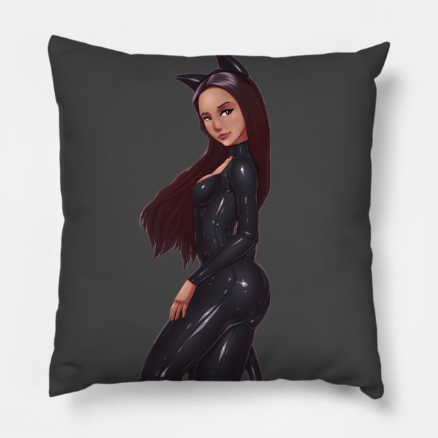 Catsuit Beauty Pillow by Martinuve