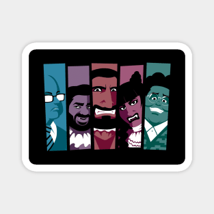 What We Do in the Shadows colourblocks Magnet