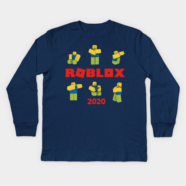 Roblox Noob 2020 Roblox Kinder Long Sleeve T Shirt Teepublic De - roblox noob 2020 roblox aufkleber teepublic de