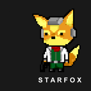 Starfox with Font Pocket position T-Shirt