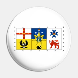 Queen's personal Australian flag Pin