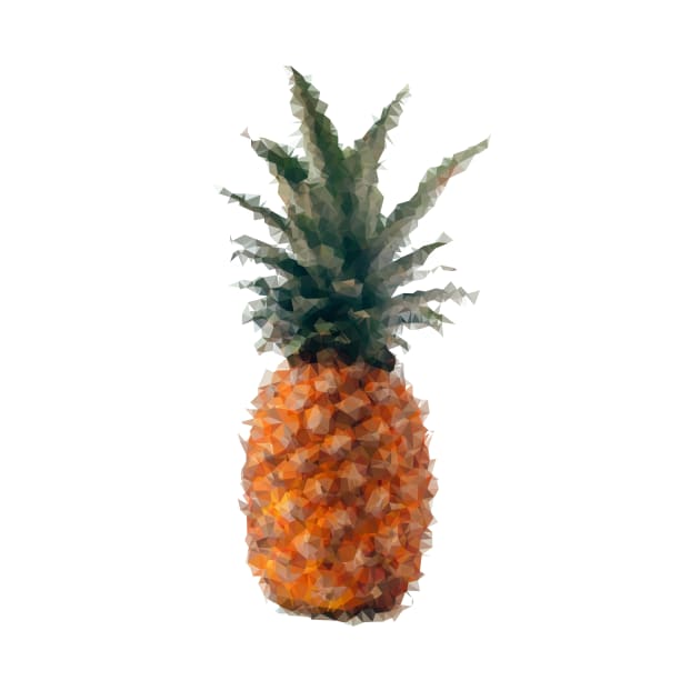 Low Poly Pineapple by TRIME