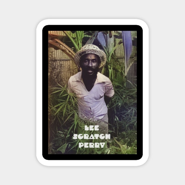 Lee Scratch Perry Inspired Retro Design Magnet by ArtImpressionFinds