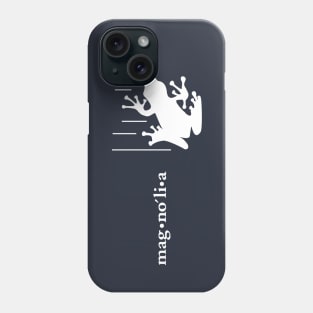 Magnolia's frog (white) Phone Case