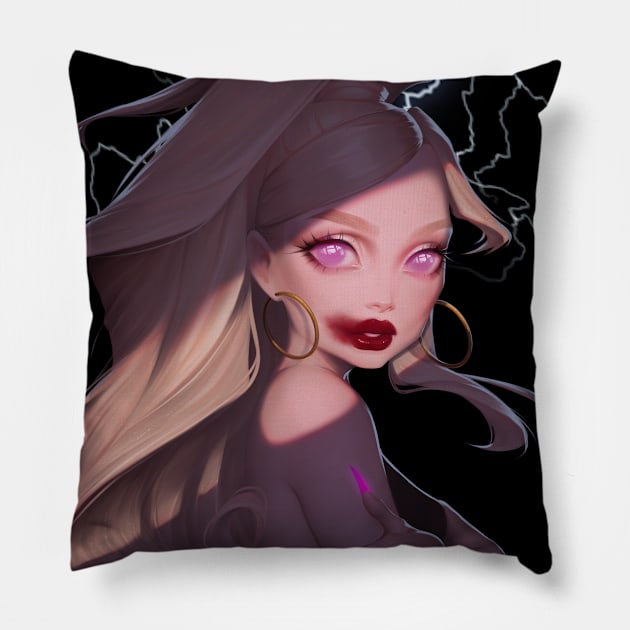 Turn off the lights - Light Pillow by fabiobottega