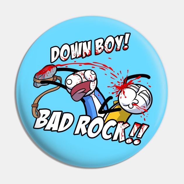 Pet Rock Pin by Loading Artist