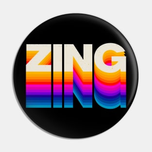 4 Letter Words - ZING Pin