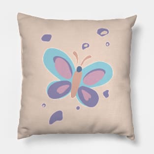 Pastel butterfly Pillow