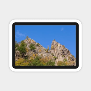 Bodetal, rock, cliff, cliff, Thale, Harz, Germany, autumn Magnet