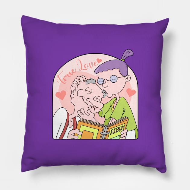 True Love Pillow by artxlife