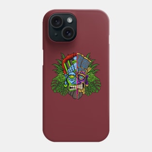 Tiki Mask 7.4 Phone Case