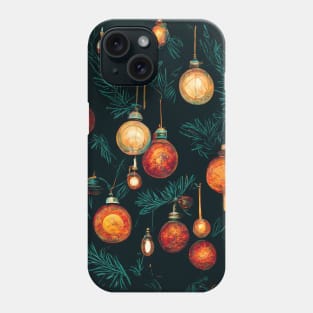 Christmas decorations on the spruce Phone Case