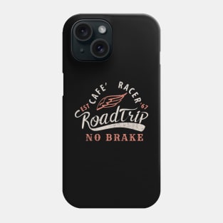 Cafe racer roadtrip Phone Case