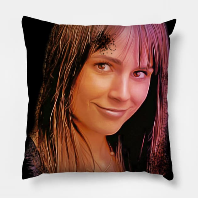 jordana brewster Pillow by nabila