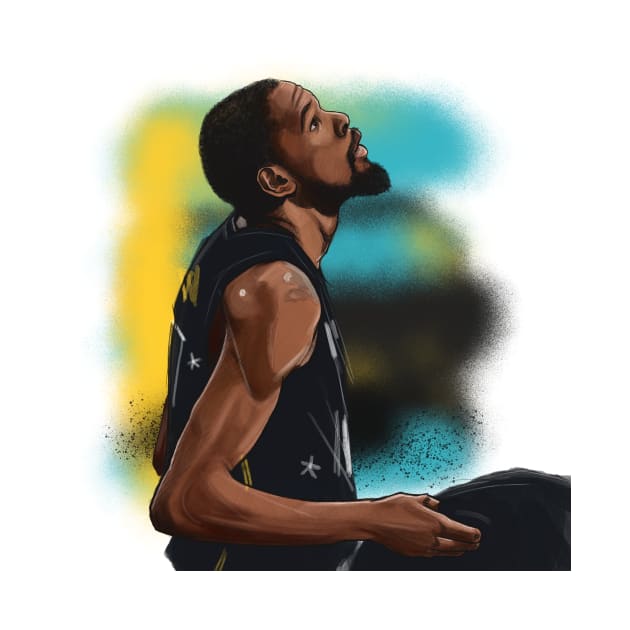 Kevin Durant by tea rent illustrations