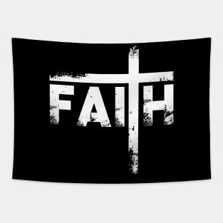 Faith Typograph Lettering Quote Tapestry