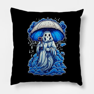 Ghost In The Rain Pillow