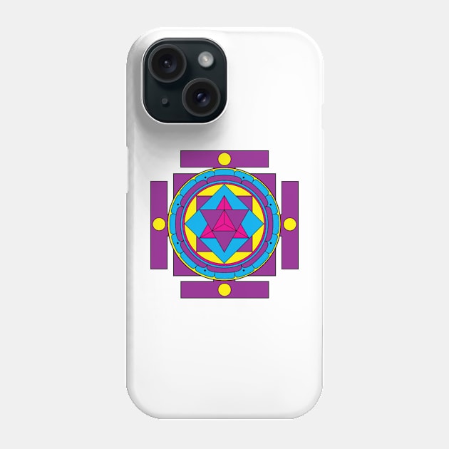 Merkaba Mandala Phone Case by GalacticMantra