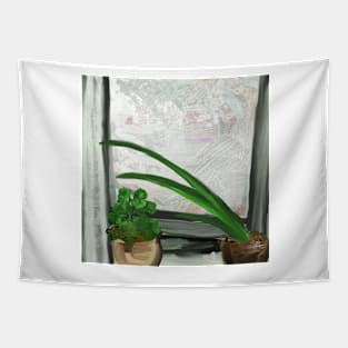 Frosty Window Tapestry