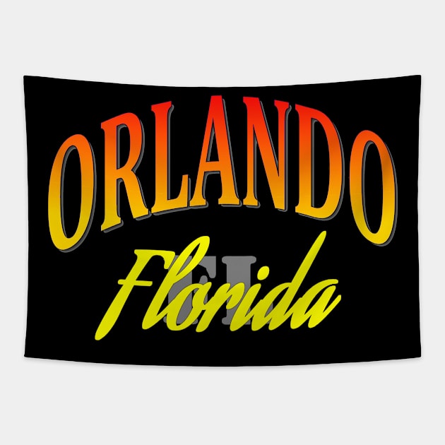 City Pride: Orlando, Florida Tapestry by Naves