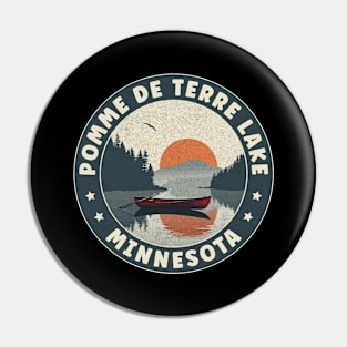 Pomme de Terre Lake Minnesota Sunset Pin