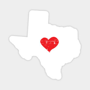 <3 Texas Gift or Souvenir T Shirt for Men Women and Kids Magnet