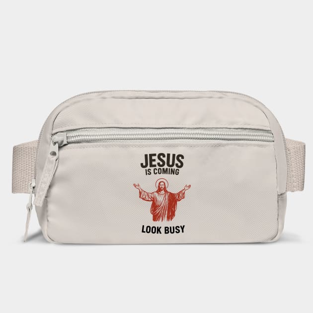 Jesus Is Coming Funny Christian Religious Humor by Anticorporati