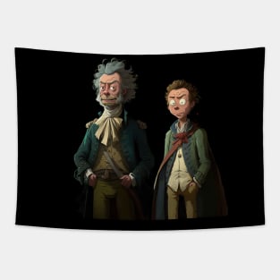 Richard and Mortimer, a Dapper Duo v3 (no text) Tapestry