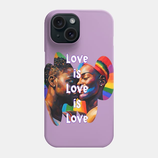 Love is Love is Love Phone Case by Flux+Finial