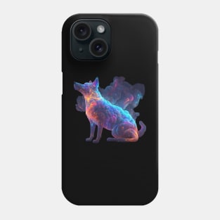 Dog in Space with unique Design Phone Case