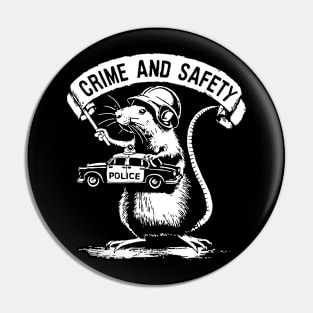 The Patrol Mouse: Crime and Safety Pin