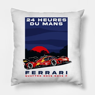 Ferrari 499P Le Mans Pillow