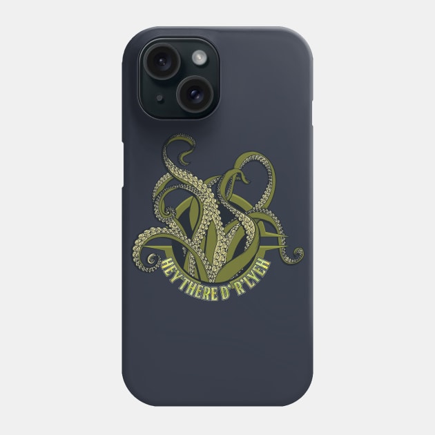 Nerdy Tee - Lovecraft R'lyeh Phone Case by KennefRiggles