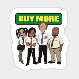 Buy More Crew Chibi Magnet