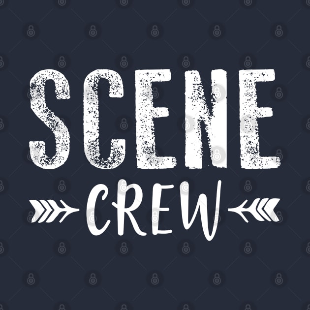 Scene Crew - White Text by theatershirts