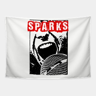 sparks ll rock and loud Tapestry