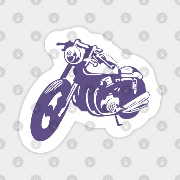 Cool Motorcycle Artwork Magnet by kriitiika