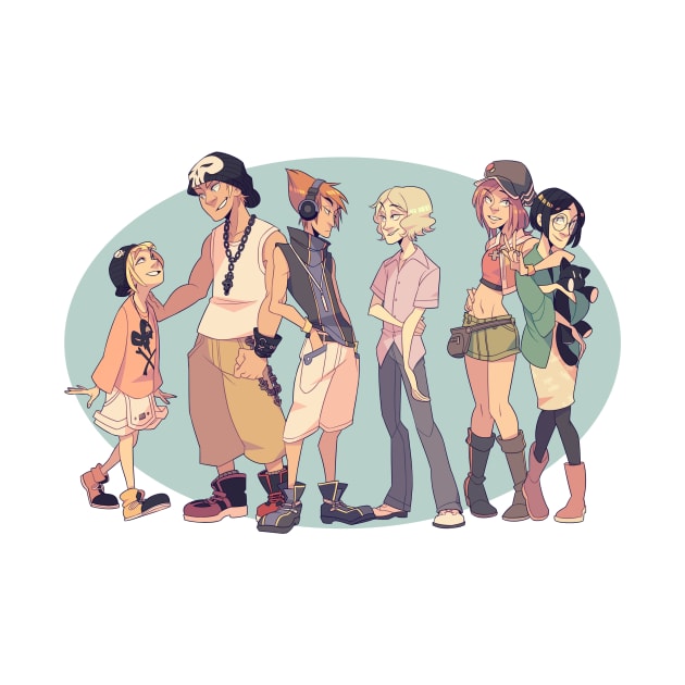 TWEWY Friends by andyarts