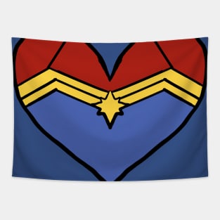 Marvelous Captain Heart Tapestry