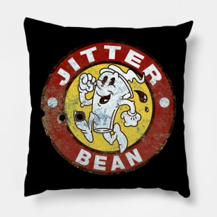 jitter bean coffee. Pillow