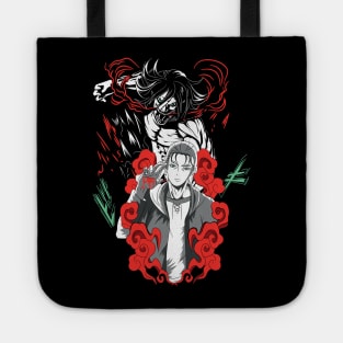 AOT Eren Anime Fanart Tote