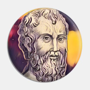 Zeno of Citium Portrait | Zeno of Citium Artwork 3 Pin